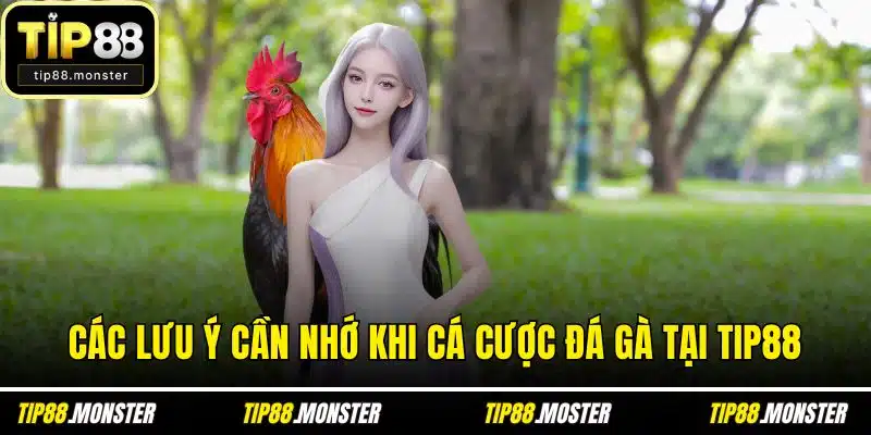 Các lưu ý cần nhớ khi cá cược đá gà tại TIP88