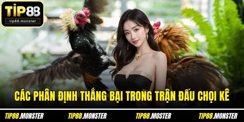 Các phân định thắng bại trong trận đấu chọi kê