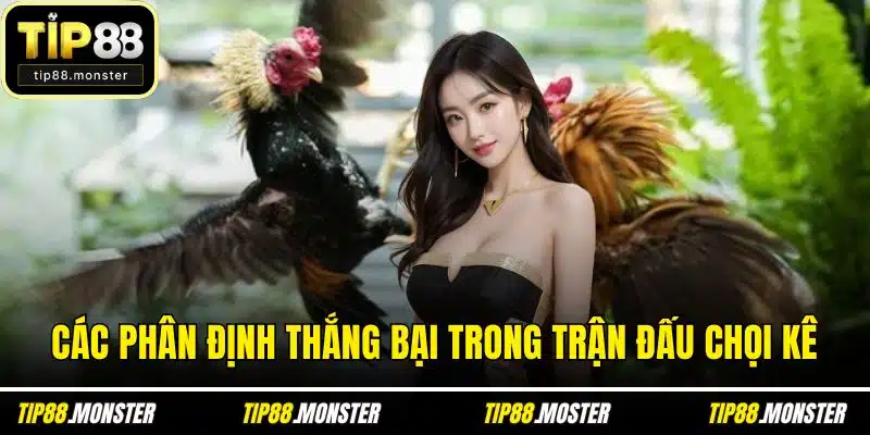 Các phân định thắng bại trong trận đấu chọi kê